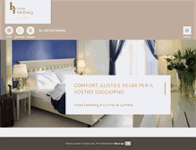 Tablet Screenshot of hotelfeldbergriccione.com